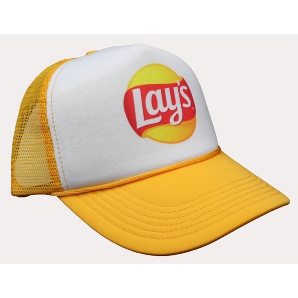LAYS Hat Vintage Trucker Hat Snap Back Adjustable. - Picture 2 of 3